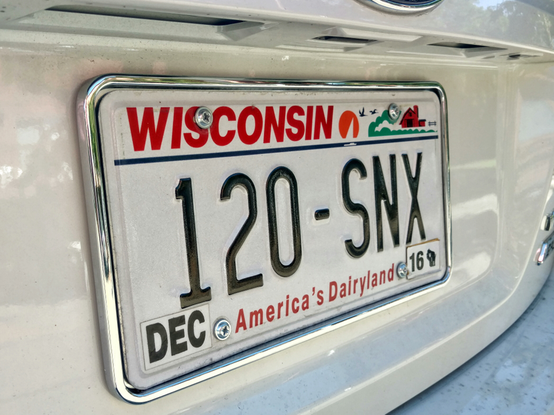 Illustration for article titled Recessed license plate frames are the only license plate frames you should ever buy ever again